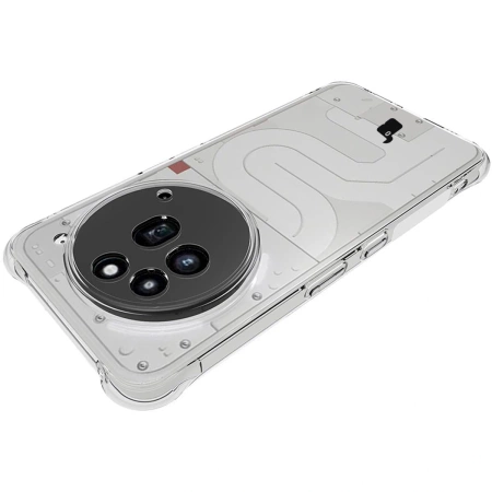 Elastyczne etui + 2x szkło hartowane Bizon Case Clear Pack do Nothing Phone (3a) Pro