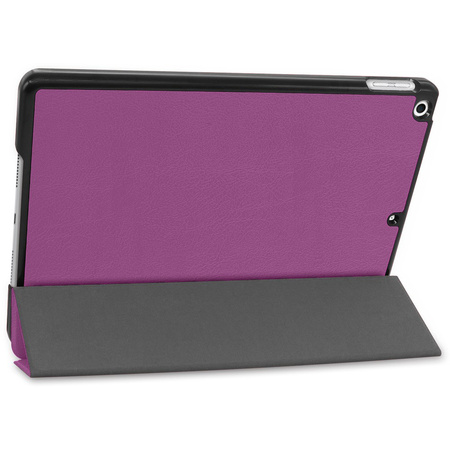 Etui Bizon Case Tab Croc do iPad 9/8/7 10.2 2021/2020/2019, ciemnofioletowe