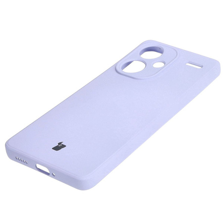 Etui Bizon Case Silicone Sq do Xiaomi Redmi Note 13 Pro+ 5G, jasnofioletowe