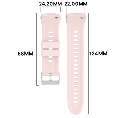 Silikonowy pasek Bizon Strap Watch Silicone do Apple Watch 38/40/41/42 mm, burgundowy