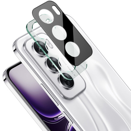 Szkło na aparat Bizon Glass Lens do Oppo Reno 12/12 Pro, 2 sztuki