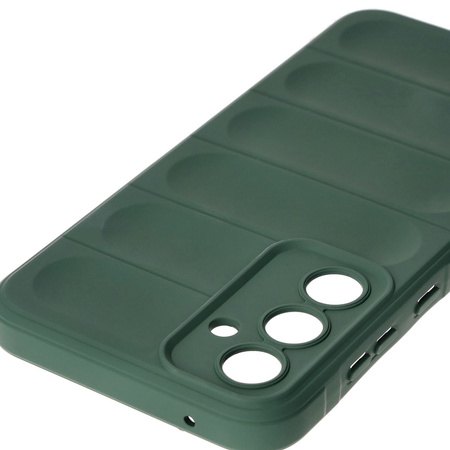 Pancerne etui Bizon Case Tur do Galaxy A35 5G, ciemnozielone