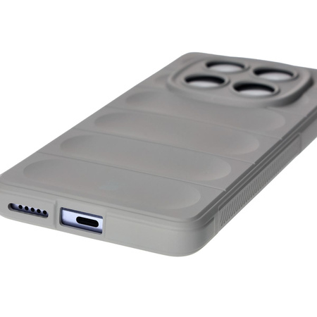 Pancerne etui Bizon Case Tur do Xiaomi Redmi Note 14 Pro 4G, jasnoszare