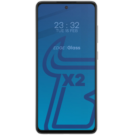 Szkło hartowane Bizon Glass Edge - 2 sztuki + ochrona na obiektyw, Galaxy A52s 5G, A52 4G/5G, czarne
