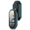 Etui ze szkłem do zegarka Bizon Case+Glass Watch do Xiaomi Smart Band 9, zielone