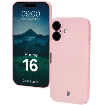 Etui Bizon Case Łupka do iPhone 16, różowe