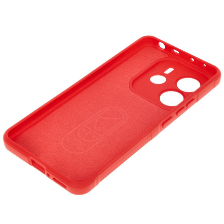 Pancerne etui Bizon Case Tur do Xiaomi Redmi Note 14 5G, czerwone