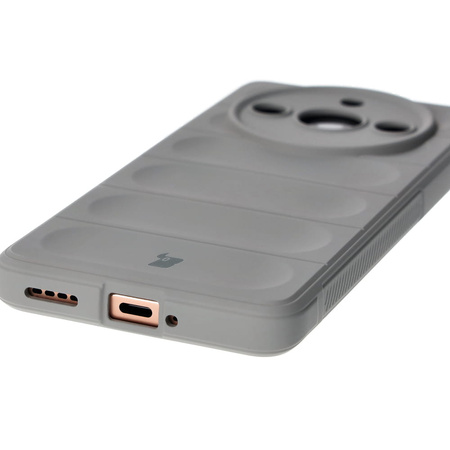 Pancerne etui Bizon Case Tur do Realme 11 Pro / 11 Pro+, jasnoszare