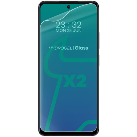Folia hydrożelowa na ekran Bizon Glass Hydrogel Front do Oppo A79 5G, 2 sztuki