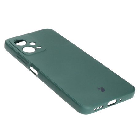 Etui Bizon Case Silicone Sq do Xiaomi POCO X5, Redmi Note 12 5G, ciemnozielone