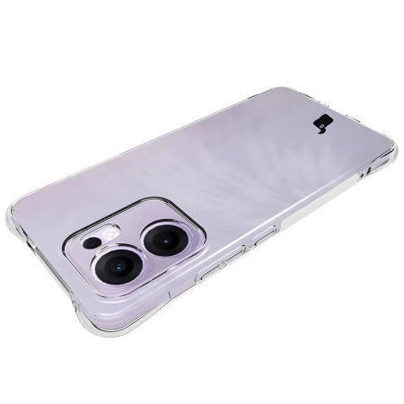 Elastyczne etui Bizon Case Salpa do Oppo Reno13 F, przezroczyste