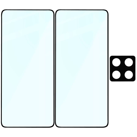 2x Szkło + szybka na aparat Bizon Edge 2 Pack do Xiaomi 14T Pro