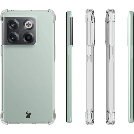 Etui + 2x szkło Bizon Case Clear Pack do OnePlus 10T, przezroczyste