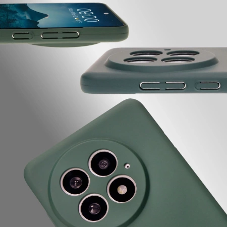 Etui Bizon Case Łupka do OnePlus 13, zielone