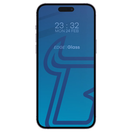 Szkło hartowane Bizon Glass Edge do iPhone 14 Pro Max, czarne
