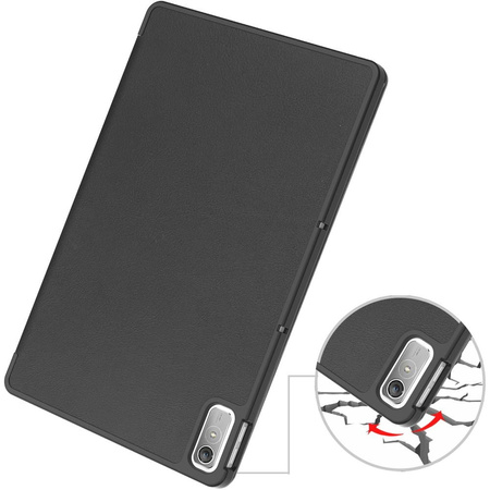 Etui Bizon Case Tab Croc do Lenovo Tab P11 Gen 2 / Xiaoxin Pad Plus 2023, czarne
