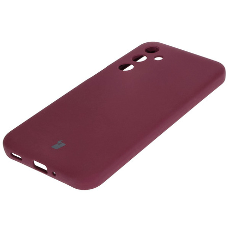 Silikonowe etui Bizon Soft Case do Galaxy M35 5G, ciemnofioletowe