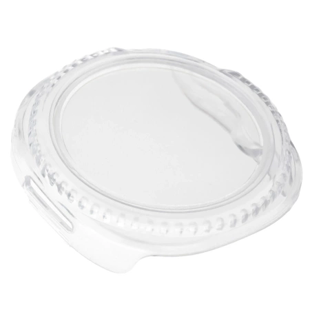 Etui ze szkłem do zegarka Bizon Case Watch Adamo do Samsung Galaxy Watch 8 Classic 46 mm, przezroczyste