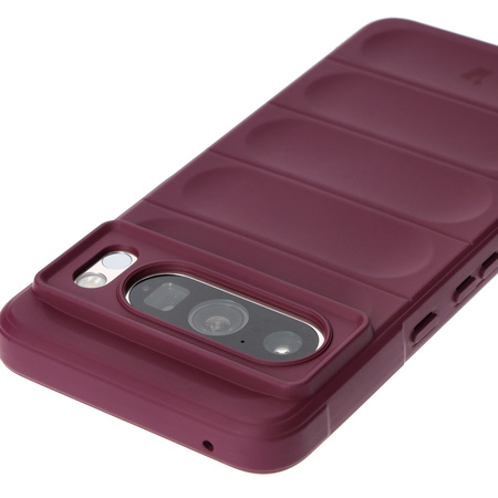 Pancerne etui Bizon Case Tur do Google Pixel 8 Pro, burgundowe