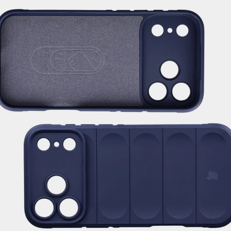 Pancerne etui Bizon Case Tur do iPhone 17 Pro Max, granatowe