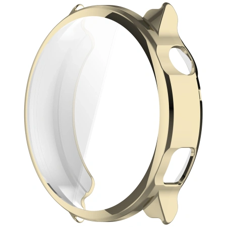 Etui z osłoną ekranu Bizon Case Watch Felipe do Garmin Venu 4 45 mm, złote