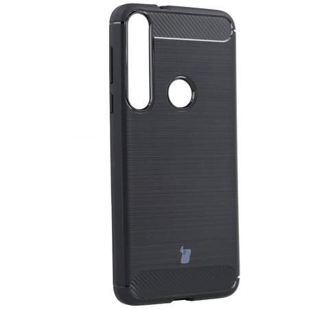 Etui Bizon Case Carbon TPU do Moto G8 Play, czarne