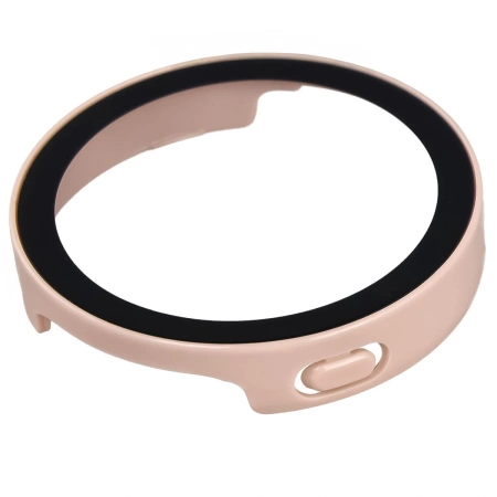 Etui ze szkłem do zegarka Bizon Case+Glass Watch do Huawei Watch GT6 41 mm, różowe