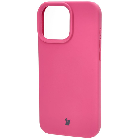 Silikonowe etui Bizon Soft Case do iPhone 16 Pro Max, fuksja