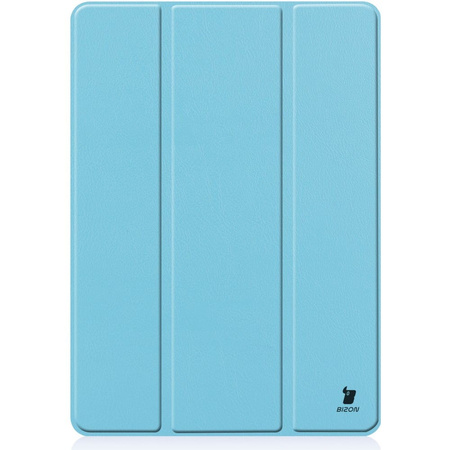 Etui Bizon Case Tab Lizard do Apple iPad 9/8/7 10.2 2021/2020/2019, błękitne