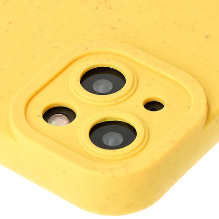 Ekologiczne etui Bizon Bio-Case do iPhone 14 Plus, żółte