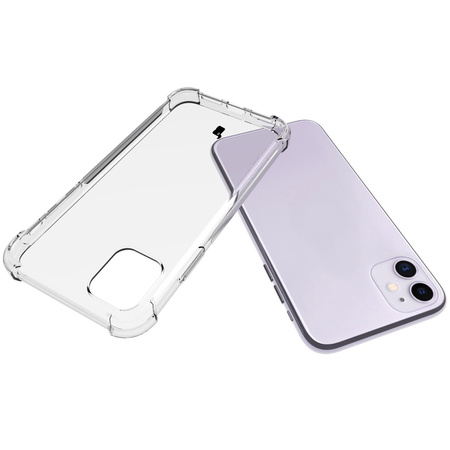 Etui + 2x szkło + obiektyw Bizon Case Clear Pack do iPhone 11, przezroczyste