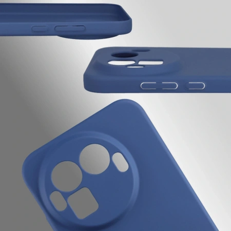 Etui Bizon Case Łupka do Realme GT 8 Pro, niebieskie