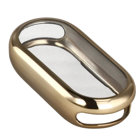 Etui z osłoną ekranu Bizon Case Watch Felipe do Xiaomi Smart Band 10, złote