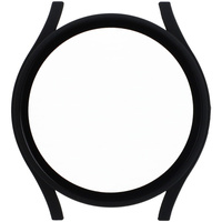 Etui Bizon Case+Glass do Galaxy Watch FE / 5 / 4 40mm, czarne