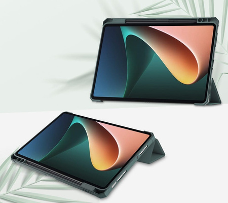 Etui Bizon Case Tab Clear Matt do Xiaomi Pad 5/5Pro 11.0, ciemnozielone