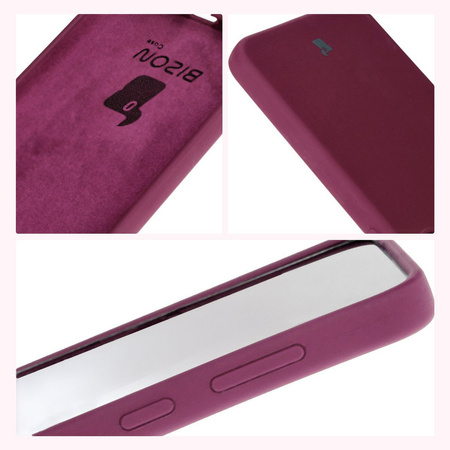 Silikonowe etui Bizon Soft Case do Galaxy S24 Plus, ciemnofioletowe