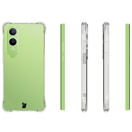 Etui + 2x szkło Bizon Case Clear Pack do OnePlus Nord CE4 Lite 5G, przezroczyste