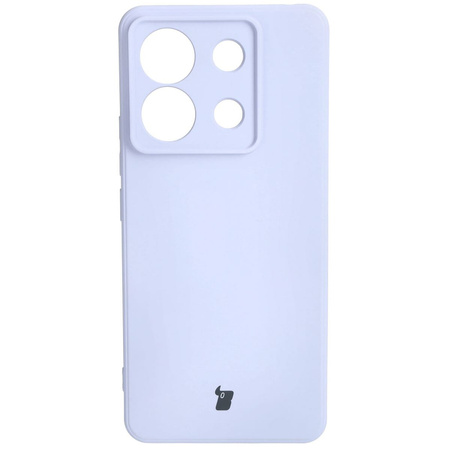 Etui Bizon Case Silicone Sq do Xiaomi Poco X6 / Xiaomi Redmi Note 13 Pro 5G, jasnofioletowe