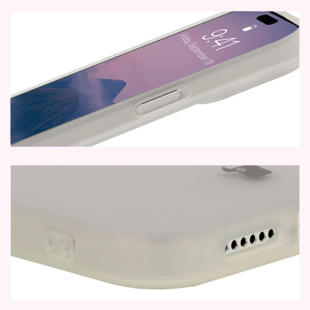 Etui Bizon Case Angelo do iPhone 15 Pro Max, półprzezroczyste