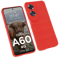Pancerne etui Bizon Case Tur do Oppo A60 4G, czerwone