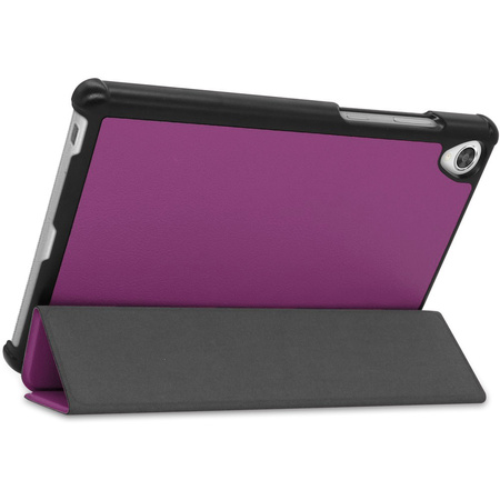 Etui Bizon Case Tab Croc do Lenovo Tab M8 Gen 3, ciemnofioletowe