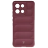 Pancerne etui Bizon Case Tur do Motorola Moto G86 Power 5G, burgundowe
