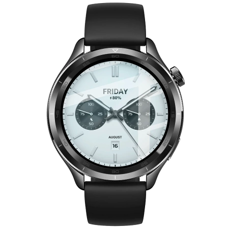 Szkło hybrydowe Bizon Glass Watch Edge Hybrid dla Xiaomi Watch S4, czarne