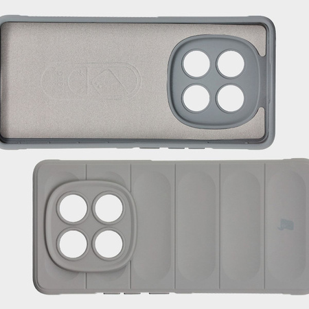 Pancerne etui Bizon Case Tur do Xiaomi Redmi Note 14 Pro 4G, jasnoszare