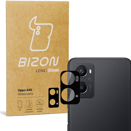 Szkło na aparat Bizon Glass Lens dla Oppo A96, 2 sztuki