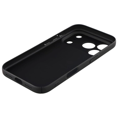 Etui Bizon Case Łupka do iPhone 17 Pro, czarne