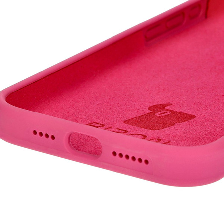 Etui silikonowe Bizon Soft Case do iPhone 15 Pro Max, fuksja