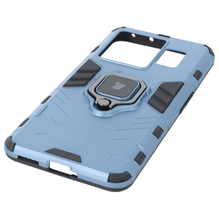 Etui Bizon Case Armor Ring do Realme GT3, niebieskie