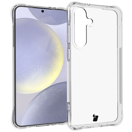 Etui + 2x szkło hartowane + szkiełko na obiektyw Bizon Case Clear Pack do Galaxy S24 FE