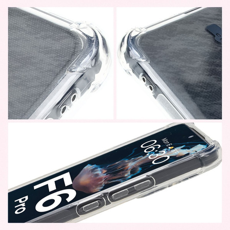 Elastyczne etui Bizon Case Salpa do Xiaomi Poco F6 Pro, przezroczyste